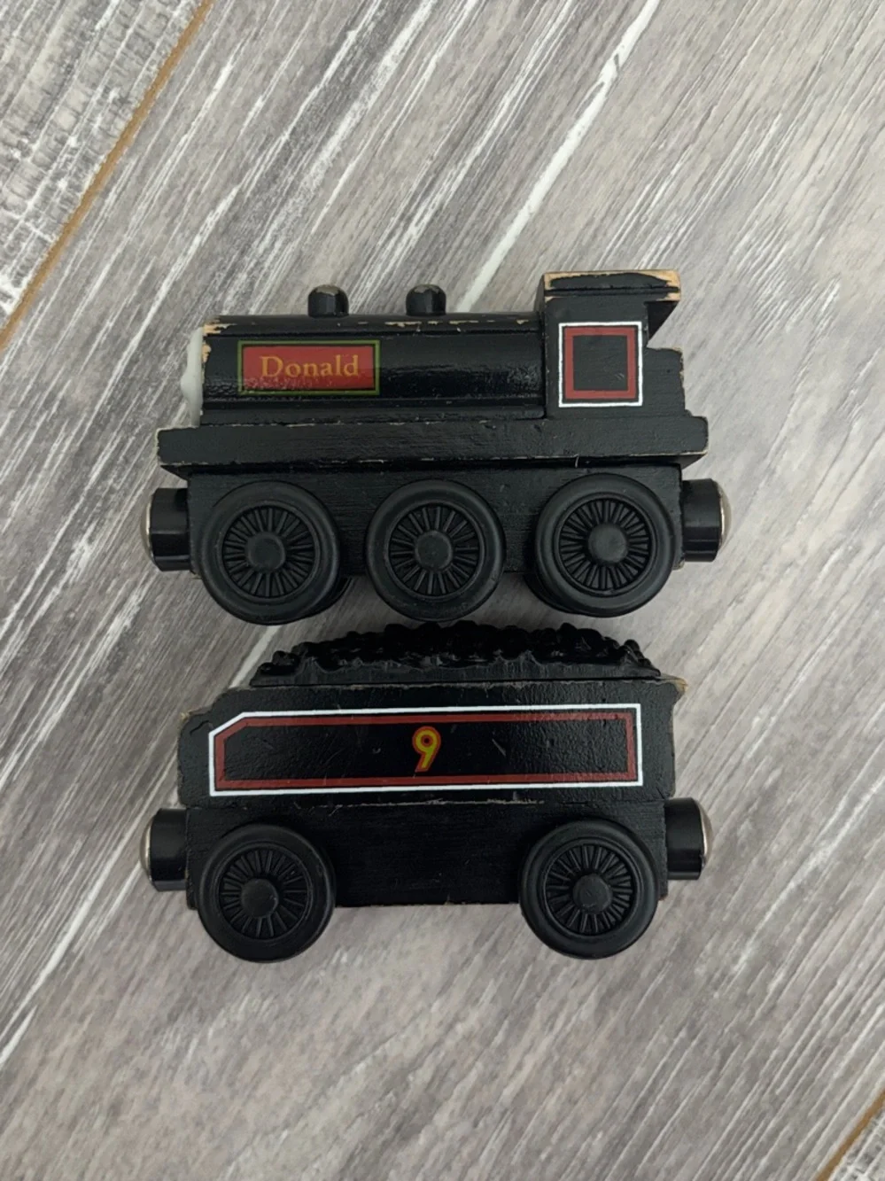 Wooden Donald and Tender (1999 No Name) - Thomas & Friends